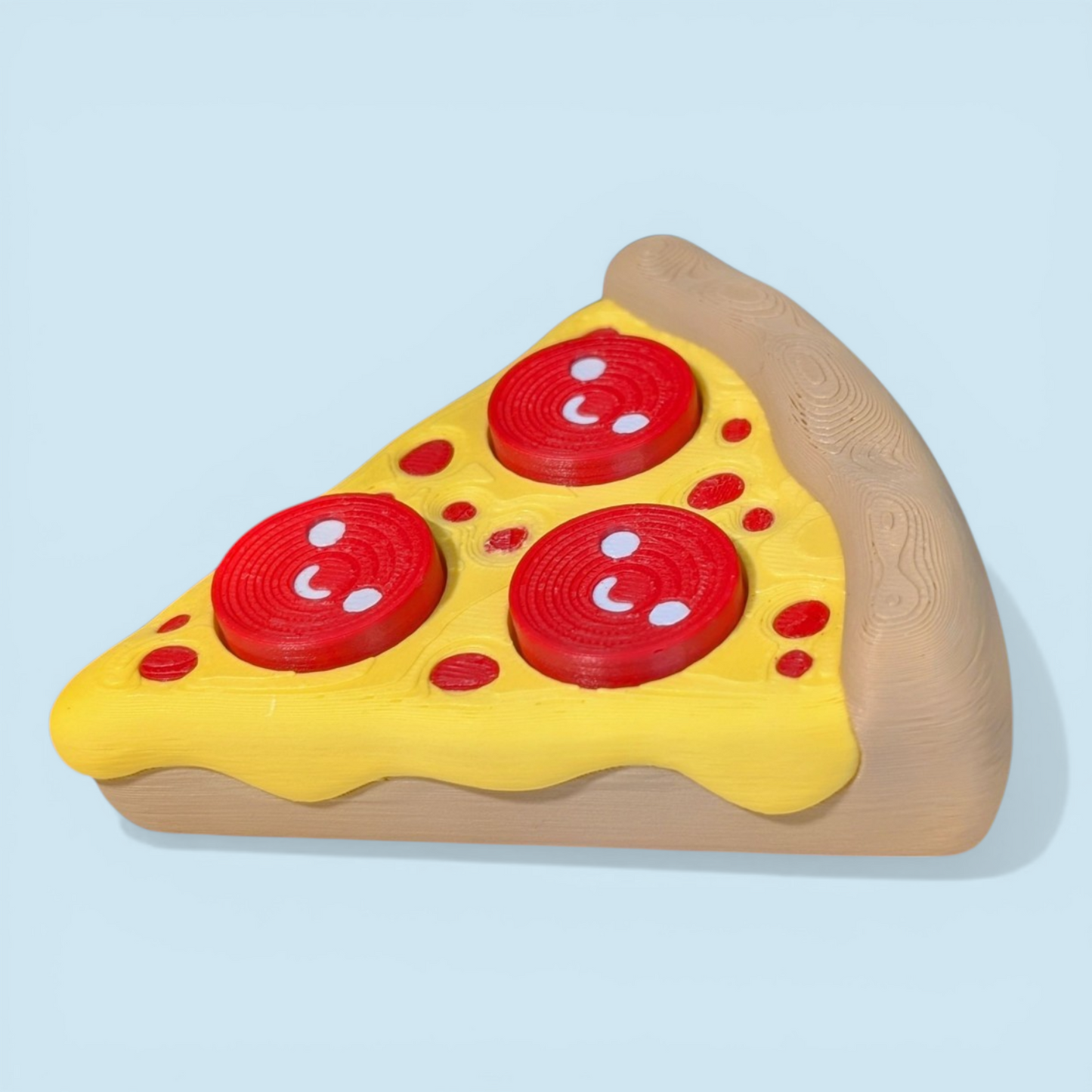 Pizza Clicker Keychain