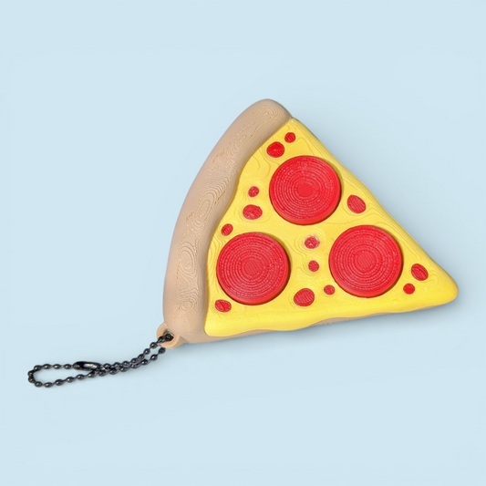 Pizza Clicker Keychain